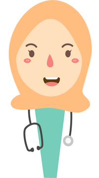 Muslim Doctor Flat Icon