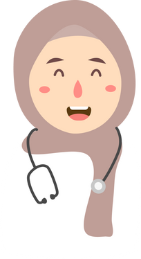 Female Doctor Wearing Hijab